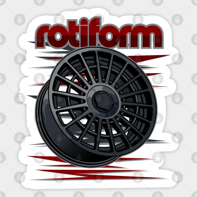 Rotiform Las R Wheel Sticker by idrdesign